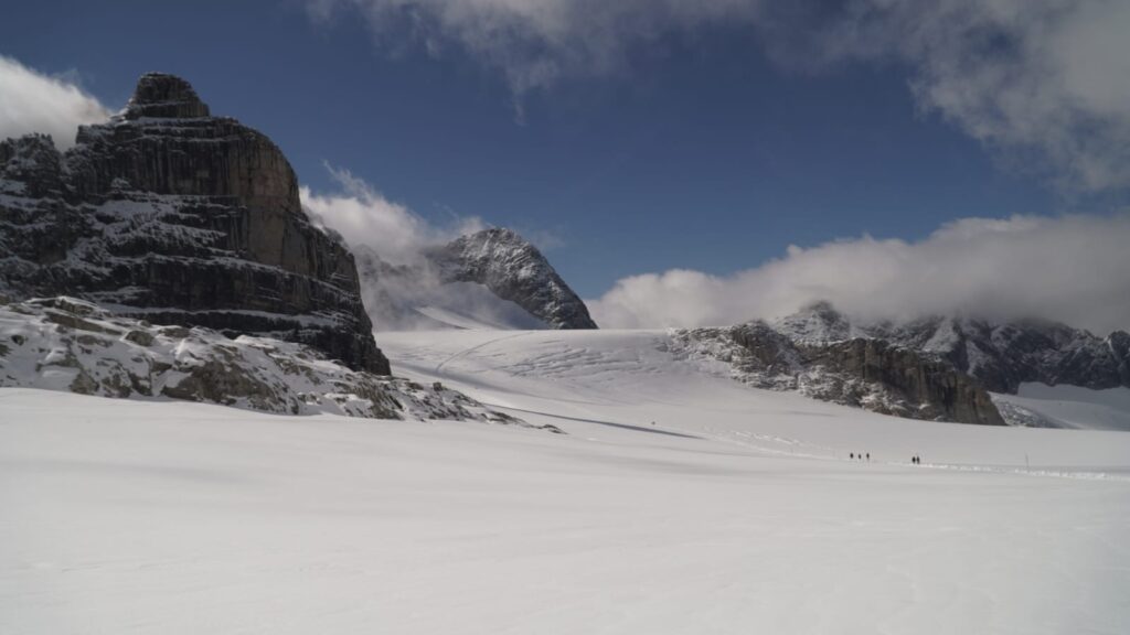 The Dachstein Glacier.