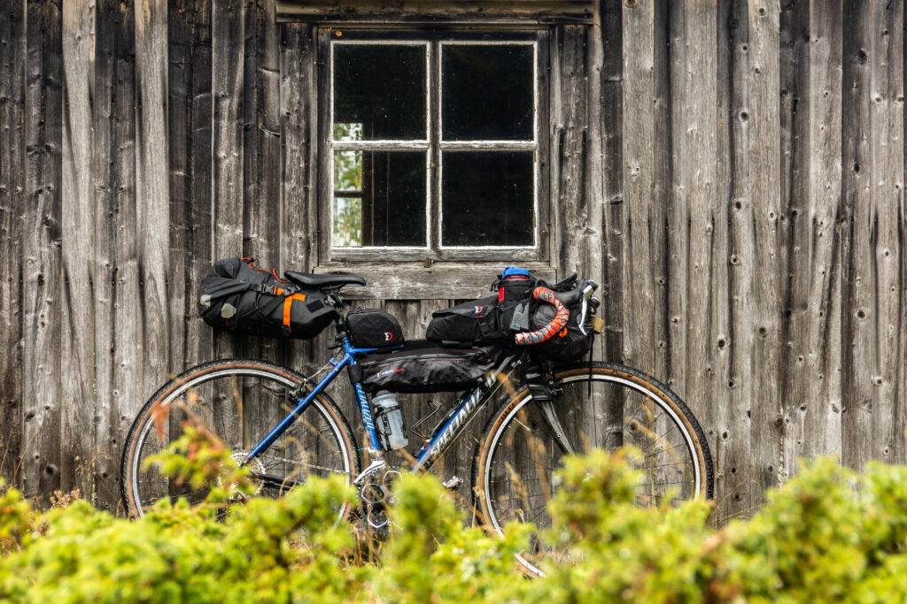 Bike is packed and ready to go.