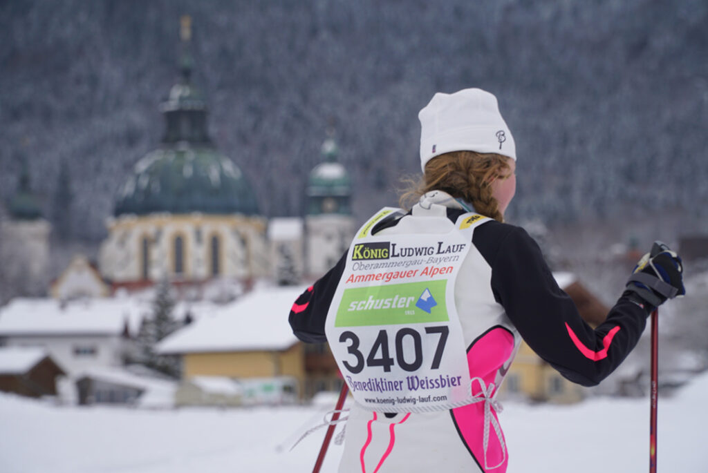 The Ettal Monastery overlooks the King Ludwig race start.