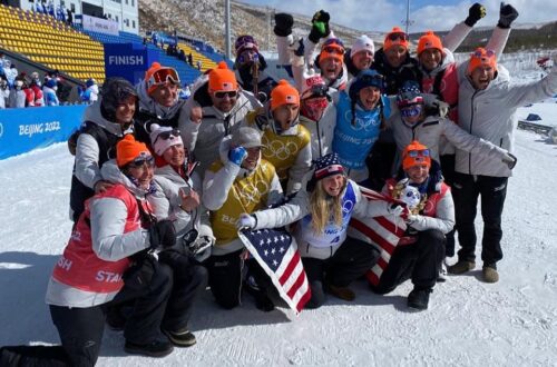 New Moon Staff Member Chris Hecker Techs Medal-Winning US Ski Team