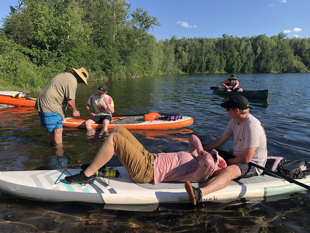 Paddling and learning