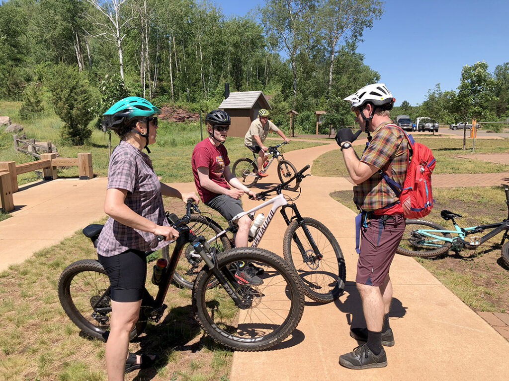 Getting ready for the next ride in Ironton, MN