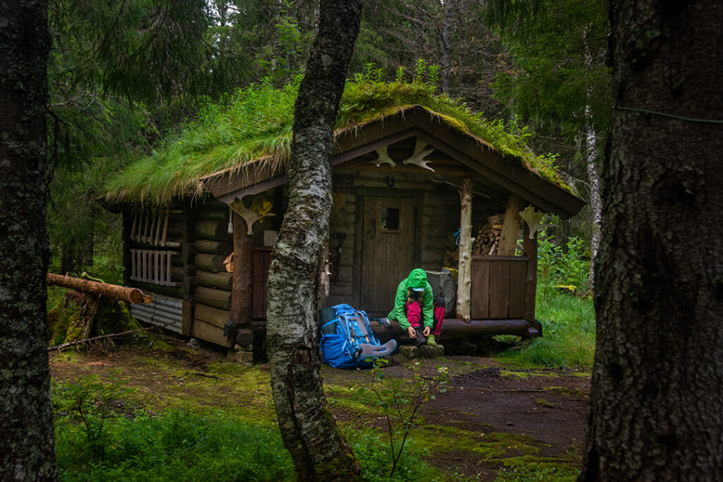 A sleeping hut in the National Park