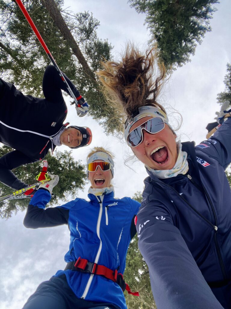 World Cup skier Julia Kern on her training camp with friends.