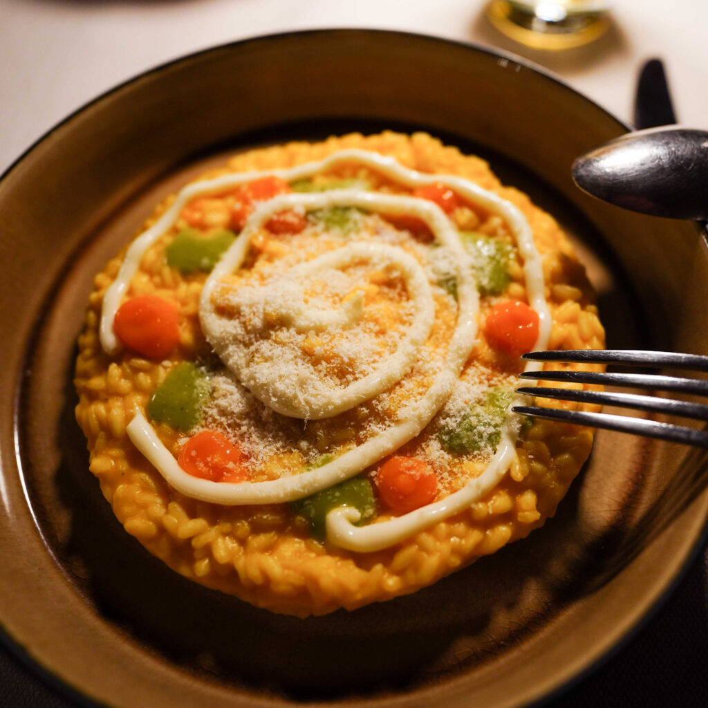 Squash risotto.