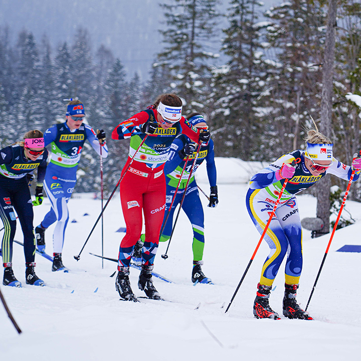 Nordic World Championships 4x5 women's relay.