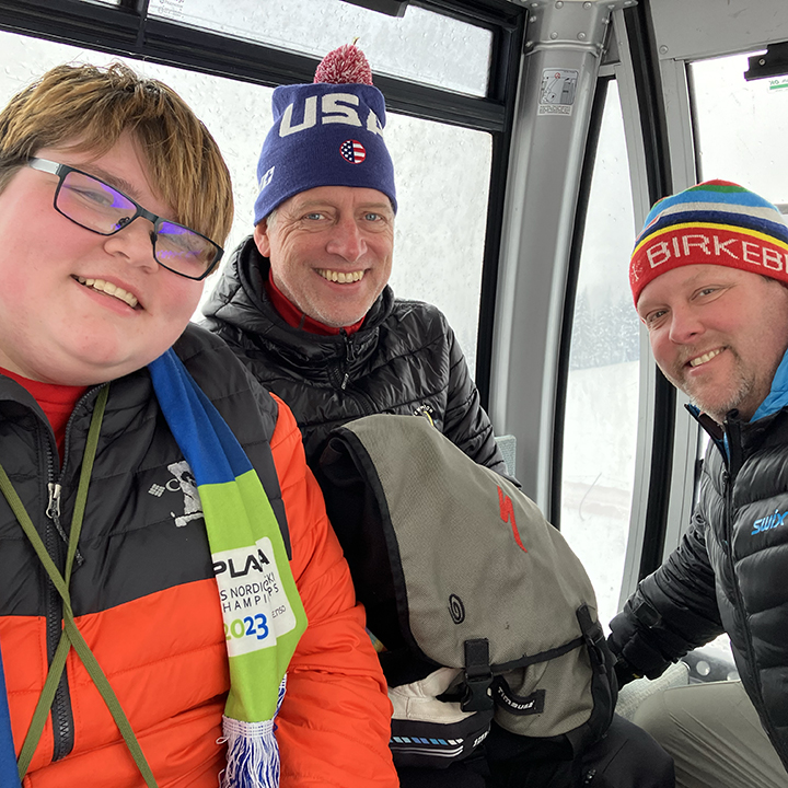 Monte Lussari gondola ride.