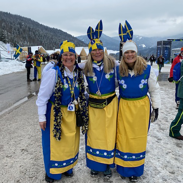 Nordic World Championships fans from Sweden.