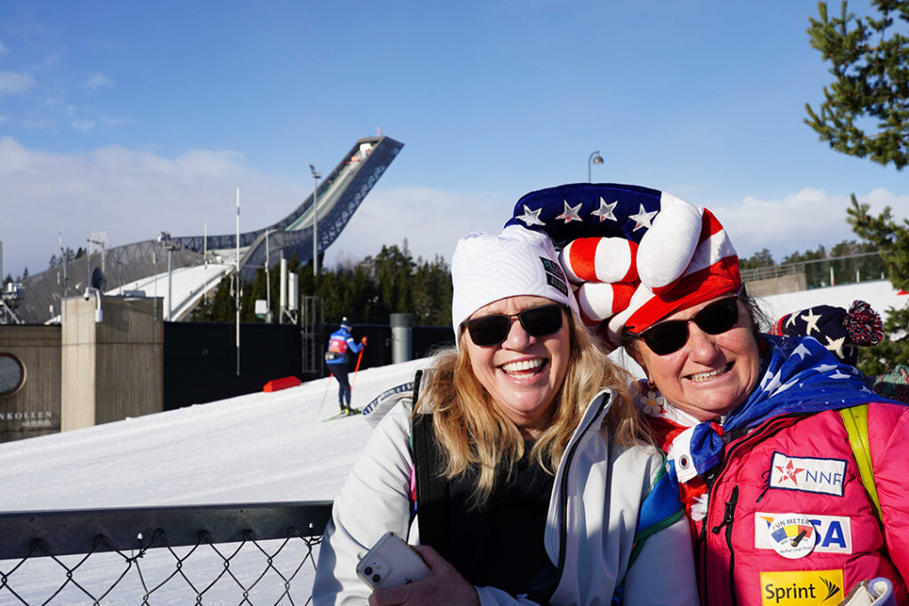 Super skiing fans