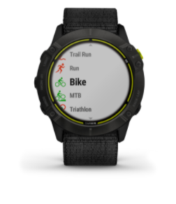 Garmin enduro with sport modes to pick from.