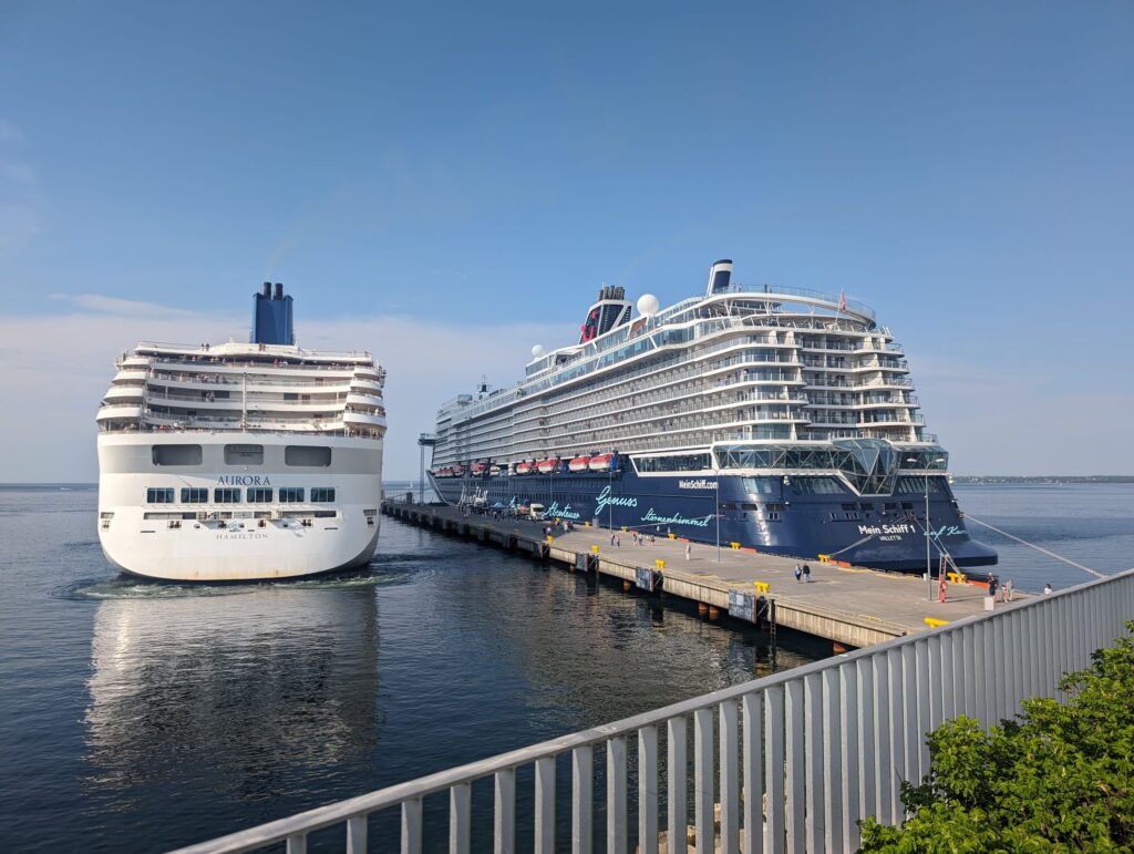 Cruise Ships in the Tallinn Harbor