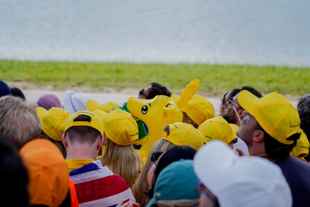 Team Australia at the rowing final.